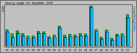 Hourly usage