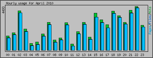 Hourly usage