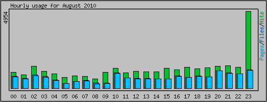 Hourly usage